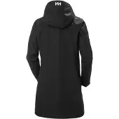 Helly Hansen W Long Belfast Jacket - Black - M