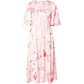 Vila Vithalia Anya 2/4 O-Neck Dress/Dc - Pink - 34