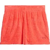Superdry for woman. W7110459A Country Club coral curly knit shorts (38), Casual, Cotton