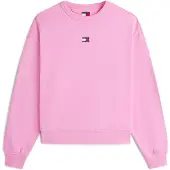 Tommy Hilfiger Collegepaita 'Tommy Badge Boxy' roosa