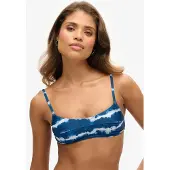 Superdry for woman. W3010368A Blue tie-dye bikini top (XL), Casual, Beachwear, Polyester