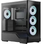 Aerocool P500A Black, ikkunallinen miditornikotelo, musta