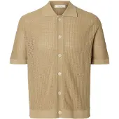 Selected Neuletakki 'SLHSHANE' tummabeige