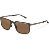 Porsche Design Aurinkolasit - - P86002 - Oliivi (Vihreä) - Ruskeat linssit - Muovikehys 58/20/145