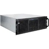 Inter-Tech IPC 4U-40255 4U rack server case, black, E-ATX, with 5.25" bays and space for 11 3.5" drives or 4 2.5" drives (88887304)