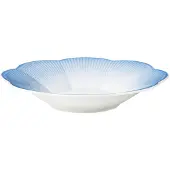 Royal Copenhagen - Iris Syvä lautanen kukkamuoto 25 cm Sininen