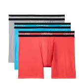 Calvin Klein Underwear Bokserishortsit taivaansininen / harmaa / vadelma / valkoinen