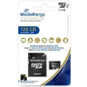 MediaRange MR945, 128 GB, MicroSDXC, Luokka 10, UHS-I, 80 MB/s, 20 MB/s