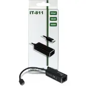 Inter-Tech ARGUS IT-811, musta, Realtek RTL8153, 25 mm, 230 mm, 17 mm, 25 g (88885438)