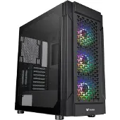 Thermaltake Versa T27 -miditornikotelo ikkunalla, RGB-valaistuksella, musta