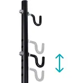 Macleans -pyörän huoltokahva, teräs, maksimikuorma 20 kg, sopii MTB-pyöriin, joiden pyörät ovat enintään 27,5 MC-434