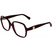 Longchamp LO2757 53/16/140 Läpikuultava burgundi Akryyli NAISILLE LO2757