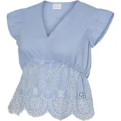 Mamalicious Mlsienna Short Cap Wo Top - Blue - XS