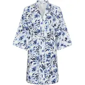 LASCANA Kimono marine / vaaleansininen / valkoinen