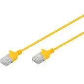 Digitus DK-1618-020S-Y, 2 m, Cat6, U/UTP (UTP), RJ-45, RJ-45, Keltainen