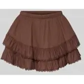 Gina Tricot Frill Skirt - Brown - S