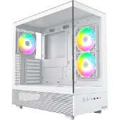 Montech XR (W) -miditornikotelo RGB-valaistuksella, valkoinen