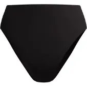 Speedo Solid Cheeky High Waist Bikini Bottom - Black - XL