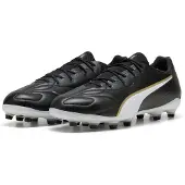 Puma King 20 Match Fg/ag Eclipse - Musta/valkoinen/kulta, koko 44