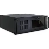 Inter-Tech IPC 4U-4088-S, Teline, Palvelin, Musta, ATX, mikro ATX, Mini-ITX, Terästä, 4U (88887178)