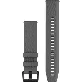 Garmin Quick Release silikoniranneke 20 mm tummanharmaa 010-13076-03