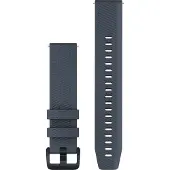 Garmin PIKAKIINNITTEISET HIHNAT (20 MM), GRANIITINSININEN JA METALLIOSAT MUSTAA RUOSTUMATONTA TERÄSTÄ (010-13076-01)