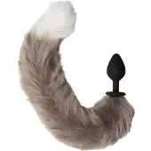 Icon Brands - Falcon Foxy Anustappi Hännällä - Hopea