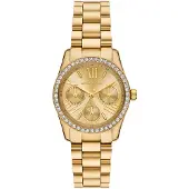 Michael Kors Analoginen kello 'LEXINGTON LUX' kulta