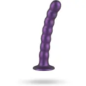 Vuxen Pegging Dildo Metallic Purple 17 cm