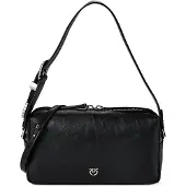Pinko Bauletto Olkalaukku Nahka 25 cm Musta