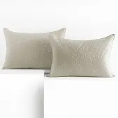 Velvet Dekoratiivinen tyynynpäällinen 50×70 cm hiekanvärinen