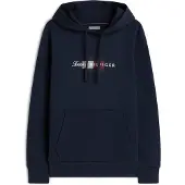 Tommy Hilfiger Script Flag Hoodie - Navy - L