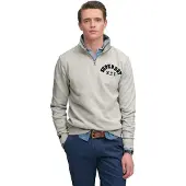 Superdry for man. M2014478A Vintage Athletic Half Zip Gray Sweatshirt (S), Casual, Grey, Cotton