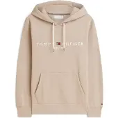 Tommy Hilfiger Collegepaita 'Logo Embroidery Flex Drawstring' beige / laivastonsininen / punainen / valkoinen