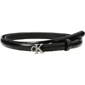 Calvin Klein Round Ck Buckle Smooth 15Mm - Black - 85