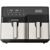 Black & Decker Dual Basket 2500W airfryer