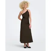 ONLY Onlskye Chigo One Shoulder Dress Wvn Ex - Brown - M