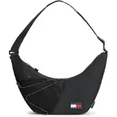 Tommy Hilfiger Olkalaukku 'Logo Outdoor' musta