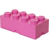 LEGO Storage Brick 8 säilytyslaatikko, pinkki
