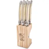 Laguiole -Grillknive Sæt Med 6 - Cream - L11CM