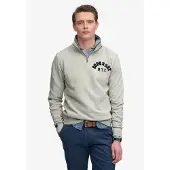 Superdry for man. M2014478A Vintage Athletic Half Zip Gray Sweatshirt (L), Casual, Grey, Cotton
