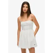 Superdry Broderie Cami Hihaton Lyhyt Mekko