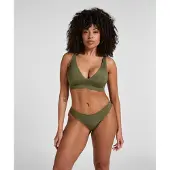 Hunkemoller Ultimate Comfort Braz R - Khaki green - L