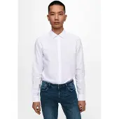 Only & Sons Paita 'ONSCaiden' meleerattu valkoinen