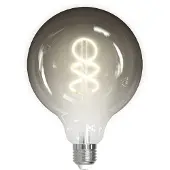 Deltaco SMART HOME LED-älylamppu, kierrekuvio, hehkulanka, E27, Wi-Fi, 2,4GHz, 5,5W, 300lm, valk.