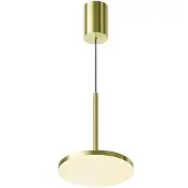 Maytoni Led riippuvalaisin Plato, Messinki/kulta, Olohuone/ruokailutila, Alumiini, Moderni