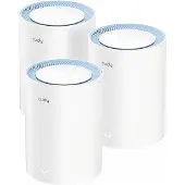 Cudy M1200 -mesh WiFi -järjestelmä, Wi-Fi 5, AC1200, Dual-band, 3 kpl, valkoinen