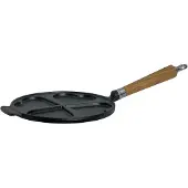 Ronneby Bruk Exclusive Line valurautainen sydän lettupannu, 25 cm, tammi