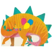 Talking Tables Lautasliinat Dino Shape - 16-pakkaus