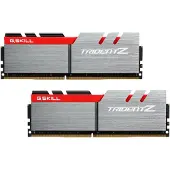 G.Skill Trident Z 32 Gt (2 x 16 Gt) DDR4 3200 MHz, CL16 -muisti, harmaa/punainen (XMP)